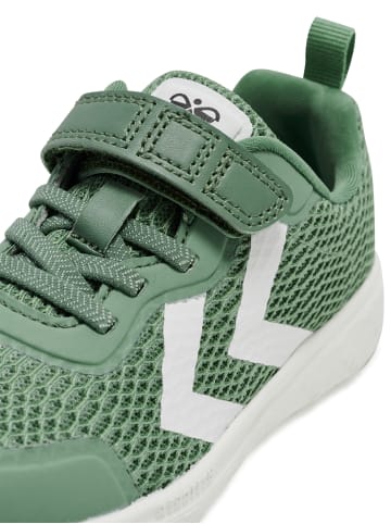 Hummel Sneaker Actus Recycled Jr in HEDGE GREEN