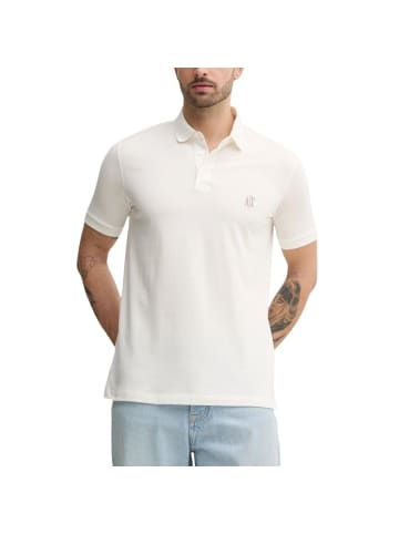 Armani Exchange Weiß Baumwolle Poloshirt