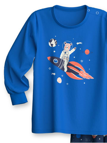 Calida Pyjama in galaxy blue