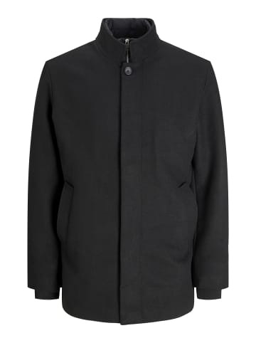 Jack & Jones Wollmantel in Black