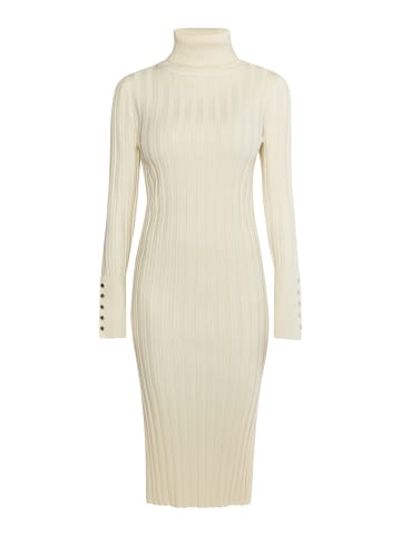 DreiMaster Klassik Damen Strickkleid in Hellbeige