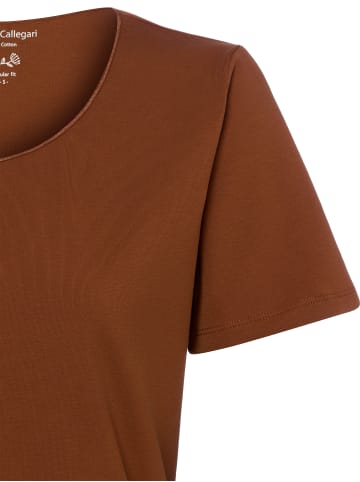 Franco Callegari T-Shirt in cognac - 0006