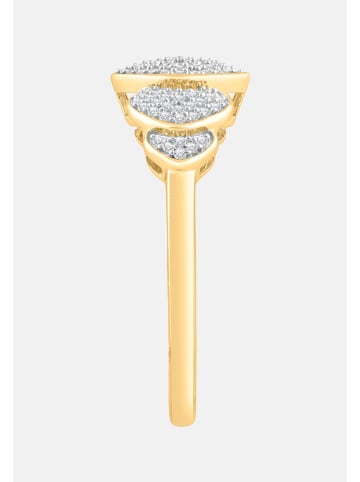 Diamant Exquis Ring aus 375 Gelbgold mit Diamant