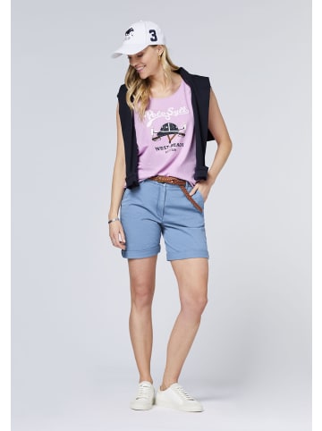 Polo Sylt Top im Polosport-Look in Lila