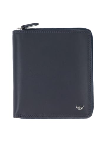 Golden Head Polo Geldbörse RFID Leder 10,5 cm in marineblau
