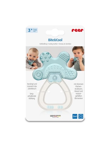 Reer Bite&Cool Kühlbeißring in Blau ab 3 Monate