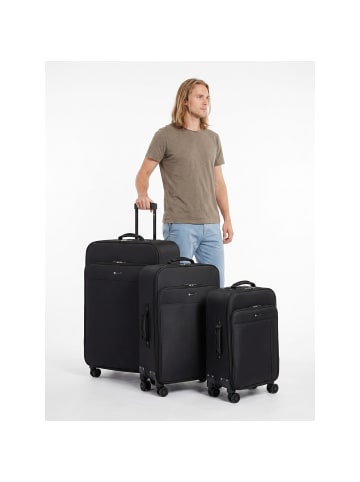 Check.In Sevilla 2.0 4 Rollen Kofferset 3-teilig black