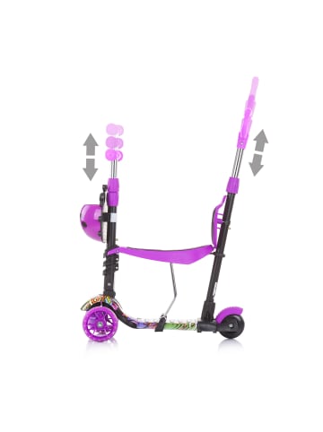 Chipolino Kinderroller 3 in 1 Kiddy Evo in lila