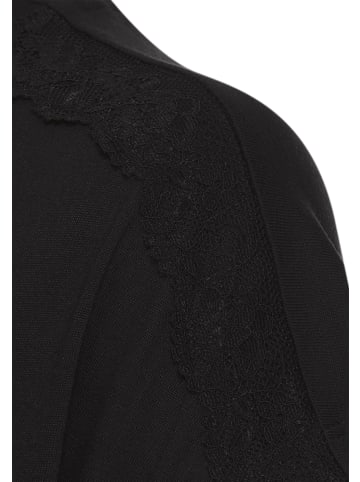 LASCANA Pyjamaoberteil in schwarz