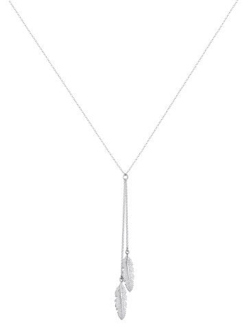 Elli Halskette 925 Sterling Silber Boho, Feder in Silber