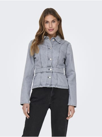 ONLY Jeansjacke in Light Grey Denim