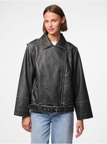 Pieces Bikerjacke in Black