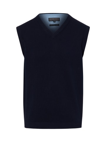 Finshley & Harding Strickpullunder in marine - 0002