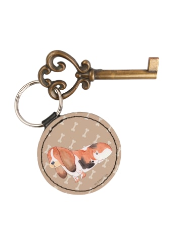 Mr. & Mrs. Panda Anhänger Hund Basset Hound ohne Spruch in Hundeglück