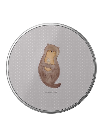 Mr. & Mrs. Panda Kaffeedose Otter Muschel ohne Spruch in Grau Pastell