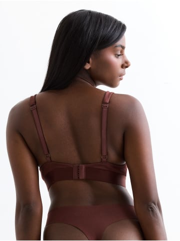 Erlich Textil  2 PACK SEAMLESS PLUNGE BH CASUAL COTTON PLUNGE BH IM 2er PACK in umbra