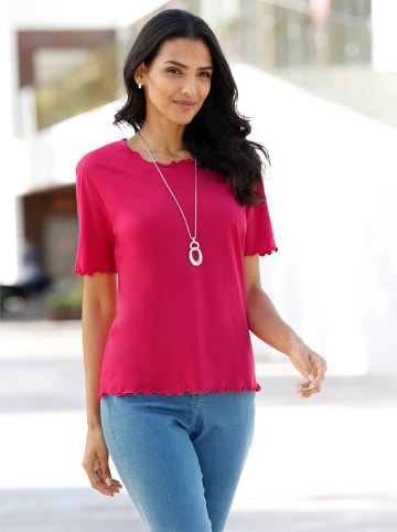 Sieh an! Kurzarmshirt in pink