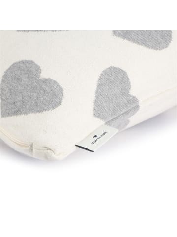 Tom Tailor TT Kissenhülle Hearts grau - 45 x 45 cm 1 in Grau