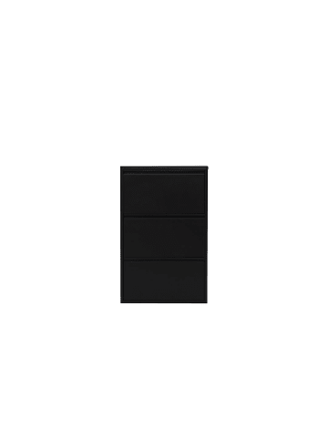 ebuy24 Schuhschrank Bonito Schwarz 65 x 15 cm