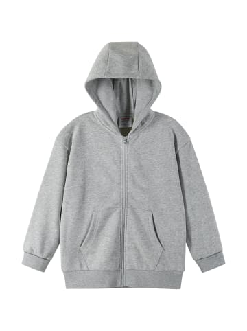 Reima Sweatjacke mit Kapuze " Huppuri " in Melange grey