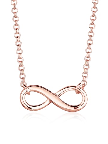 Elli Halskette 925 Sterling Silber Infinity in Rosegold