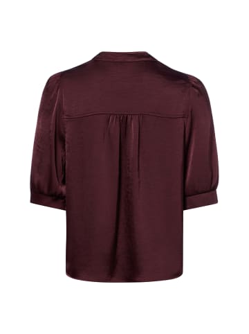 Marie Lund Bluse in aubergine