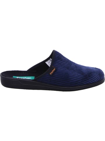 Fischer Markenschuh Pantoffel in blau