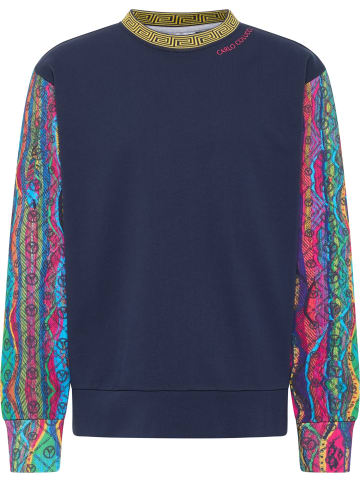 Carlo Colucci Sweatshirt De Michiel in Navy