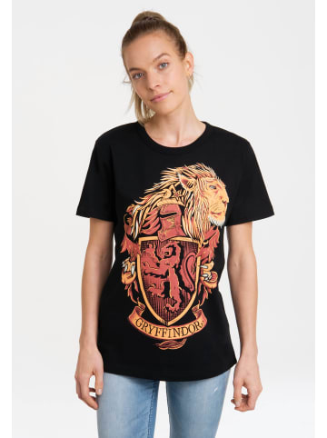 Logoshirt T-Shirt Harry Potter - Gryffindor in schwarz
