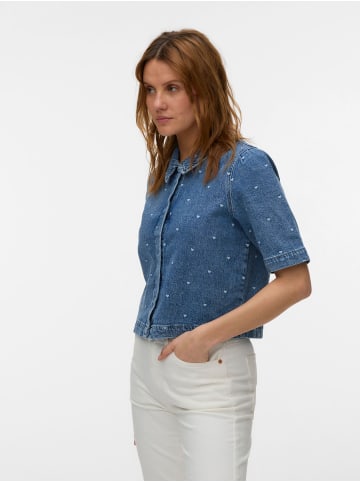 Vero Moda Jeanshemd in Medium Blue Denim