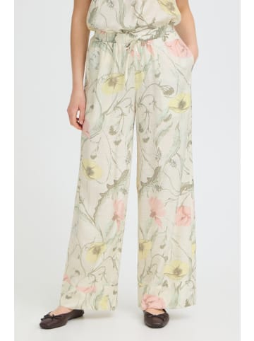Fransa Freizeithose FRARIANA Loose fit in PASTEL YELLOW FLORAL