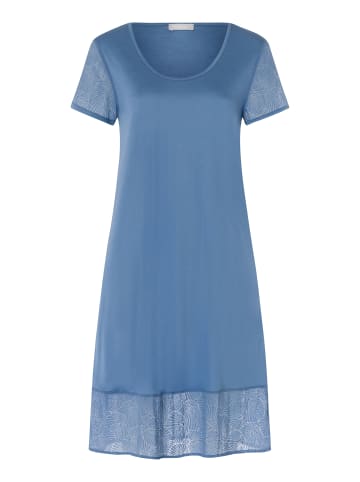 Hanro Nachthemd Audrey in Dusty Blue