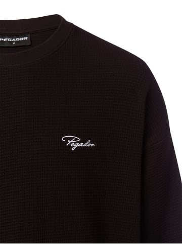 PEGADOR Sweatshirt Signar in schwarz