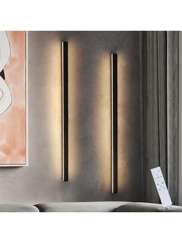 ZMH 2er-Set Wandleuchte in schwarz modern 21W Wohnzimmerlampe L 100 cm