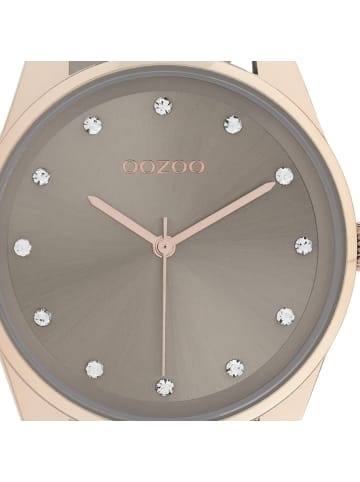 Oozoo Armbanduhr Oozoo Timepieces taupe, grau mittel (ca. 38mm)