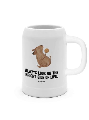 Mr. & Mrs. Panda Krug Hund Keks mit Spruch in Weiß