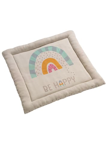 howa Baby Krabbeldecke Spieldecke "be happy",Baumwolle,Strick,100x100x7cm ab 0 Jahren