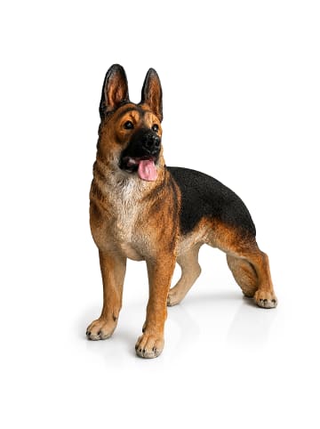 relaxdays Gartendeko Figur Hund XXL "Schäferhund" - (B)40 x (H)114 x (T)91 cm
