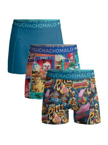 Muchachomalo 3er-Set: Boxershort in Mehrfarbig - für Kinder