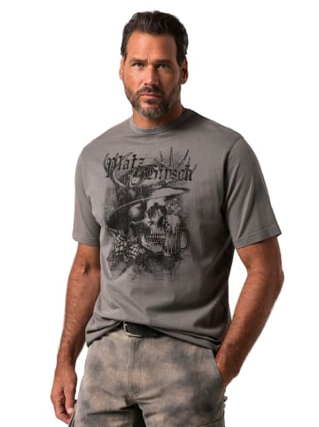 JP1880 Kurzarm T-Shirt in grau