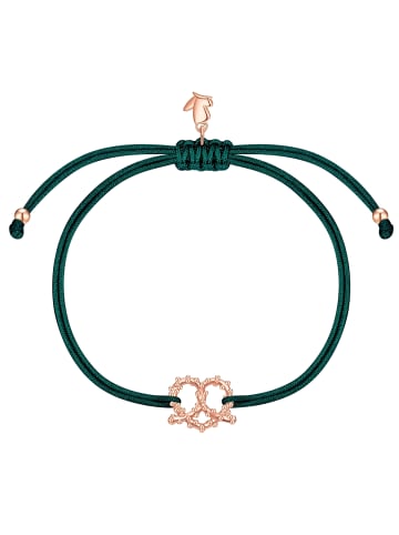 Glanzstücke München Oktoberfest Armband Herz-Breze aus Edelstahl in roségold