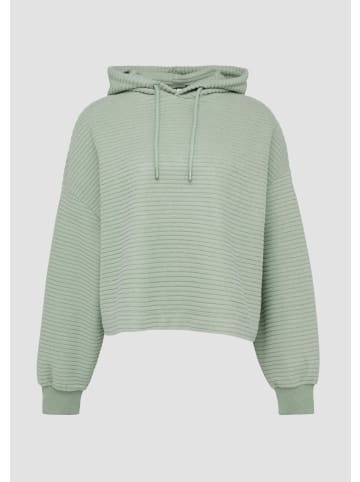 QS Sweatshirt in 7219_salbeigrün