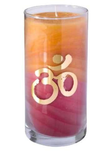 Saraswati Design Nonbook - Kerze "Sunset Om" im Glas Stearin