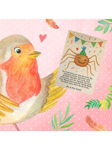 Mr. & Mrs. Panda neujahrskarte Spinne Agathe Party Design mit Sp... in Weiß