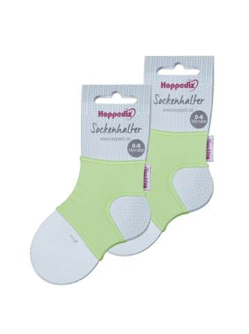 Hoppediz Babysocken Sockenhalter in 2-er Set grün