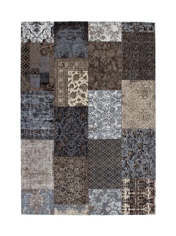 Kayoom Kurzflor Teppich Symphony 160 in braun - rechteckig