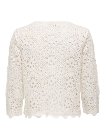 JDY Strickpullover in Cloud Dancer