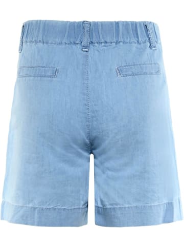 Blue Effect Wide Leg Jeans-Shorts regular fit in blue bleached