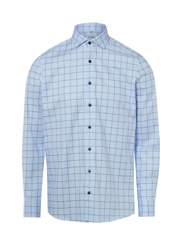 OLYMP LEVEL 5 Hemd in hellblau marine
