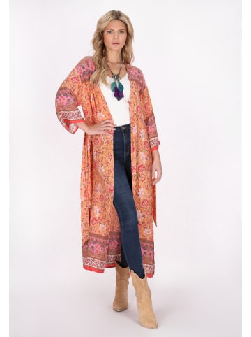 usha FESTIVAL Women Kimono in orange multicolor